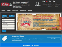 Tablet Screenshot of brewsterhonda.com